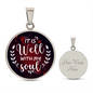 With My Soul Circle Luxury Necklace