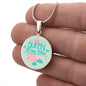 Queen Of Her Tribe Circle Luxury Necklace