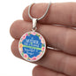 Mother Like A Flower Circle Luxury Necklace