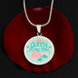 Queen Of Her Tribe Circle Luxury Necklace