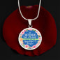 Mother Like A Flower Circle Luxury Necklace