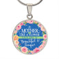 Mother Like A Flower Circle Luxury Necklace