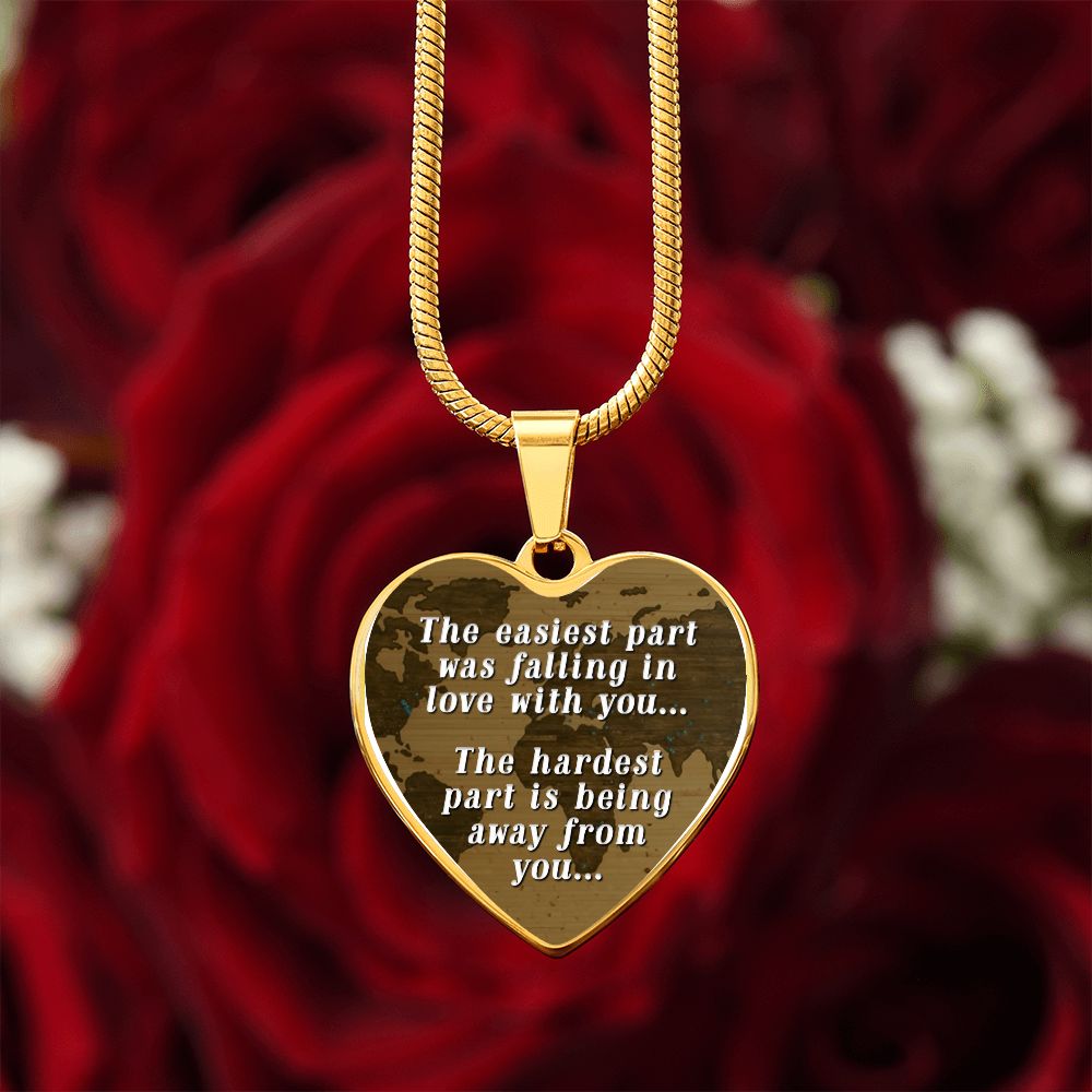 The Easiest Part Heart Luxury Necklace