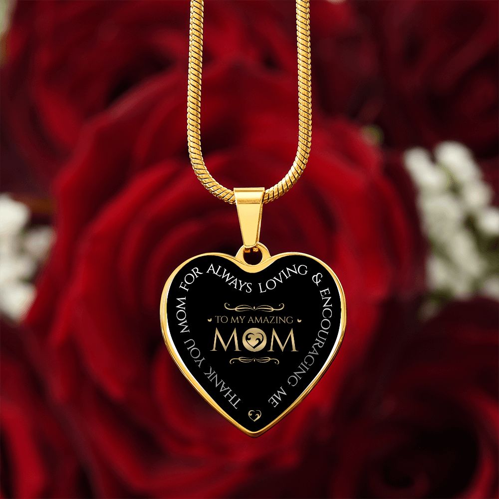 Always Loving Mum Heart Luxury Necklace