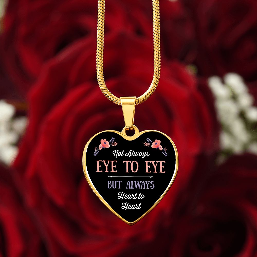 Eye To Eye Heart Luxury Necklace