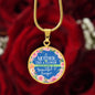 Mother Like A Flower Circle Luxury Necklace