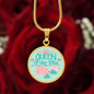 Queen Of Her Tribe Circle Luxury Necklace