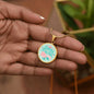 Queen Of Her Tribe Circle Luxury Necklace