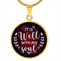 With My Soul Circle Luxury Necklace