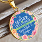 Mother Like A Flower Circle Luxury Necklace