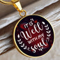 With My Soul Circle Luxury Necklace