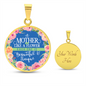 Mother Like A Flower Circle Luxury Necklace