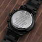 Engraved Watch My Man I Love You