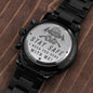 Engraved Watch Stay Safe Fireman