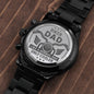Engraved Watch Biker Dad