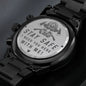 Engraved Watch Stay Safe Fireman