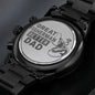 Engraved Watch Great Fisherman Better Dad