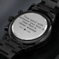 Engraved Watch Time Spent Never Wasted