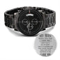 Engraved Watch My Man I Love You