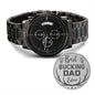 Engraved Watch Best Bucking Dad Ever