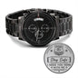 Engraved Watch Stay Safe Policeman