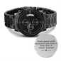 Engraved Watch Time Spent Never Wasted