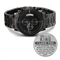 Engraved Watch To My King I Love You