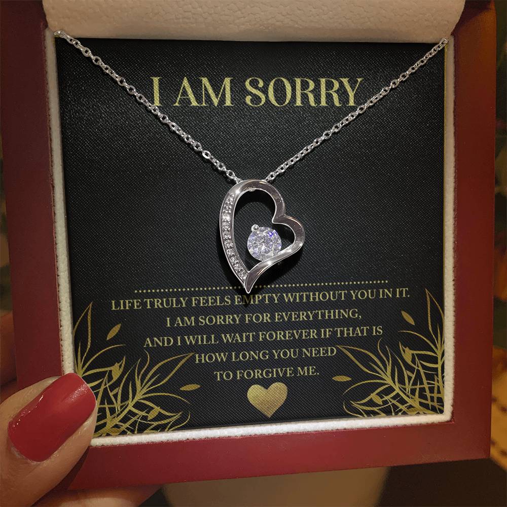 Sorry Without You Forever Love Necklace