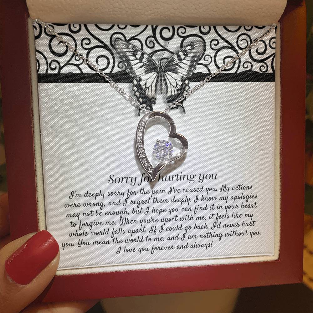Sorry Nothing Without You Forever Love Necklace