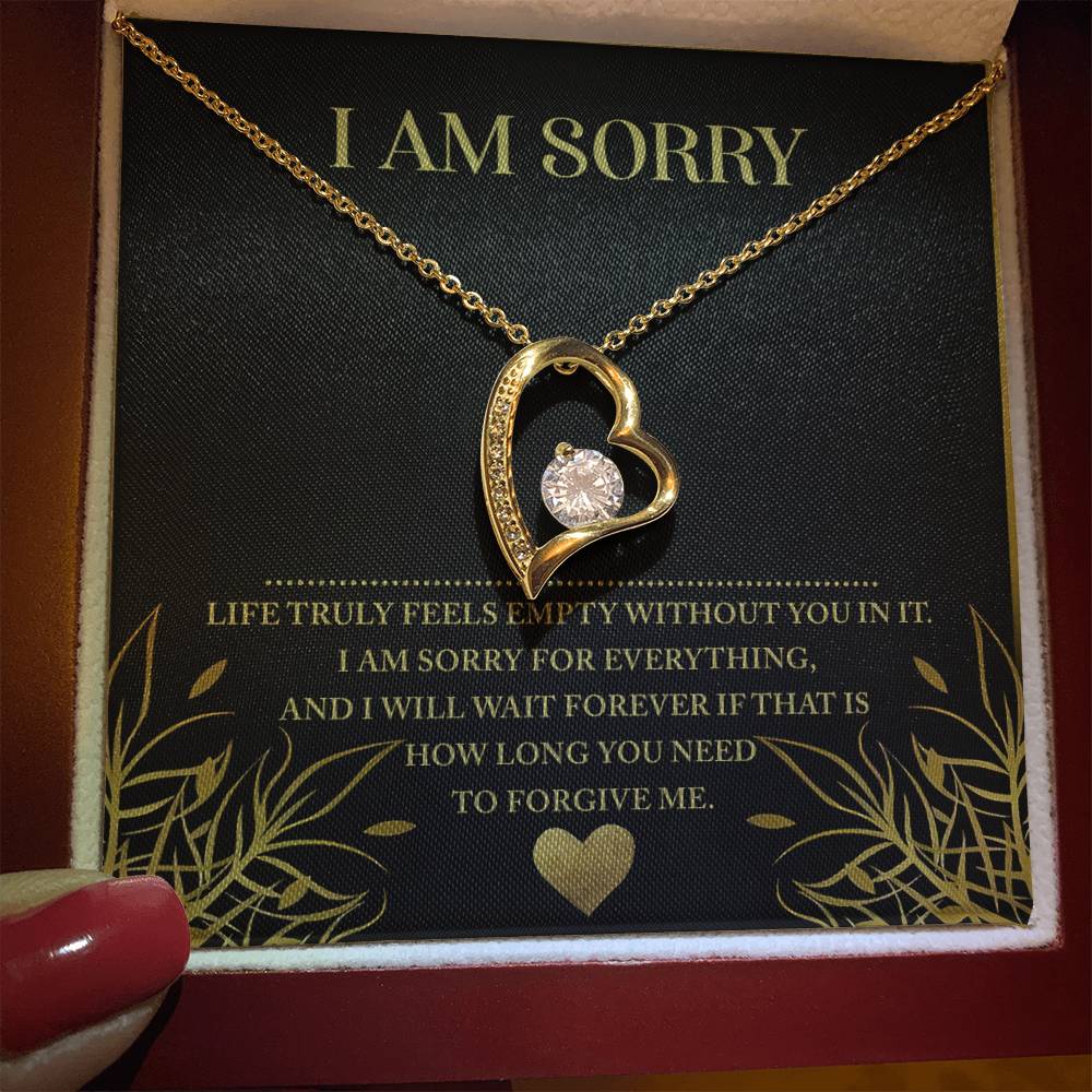 Sorry Without You Forever Love Necklace