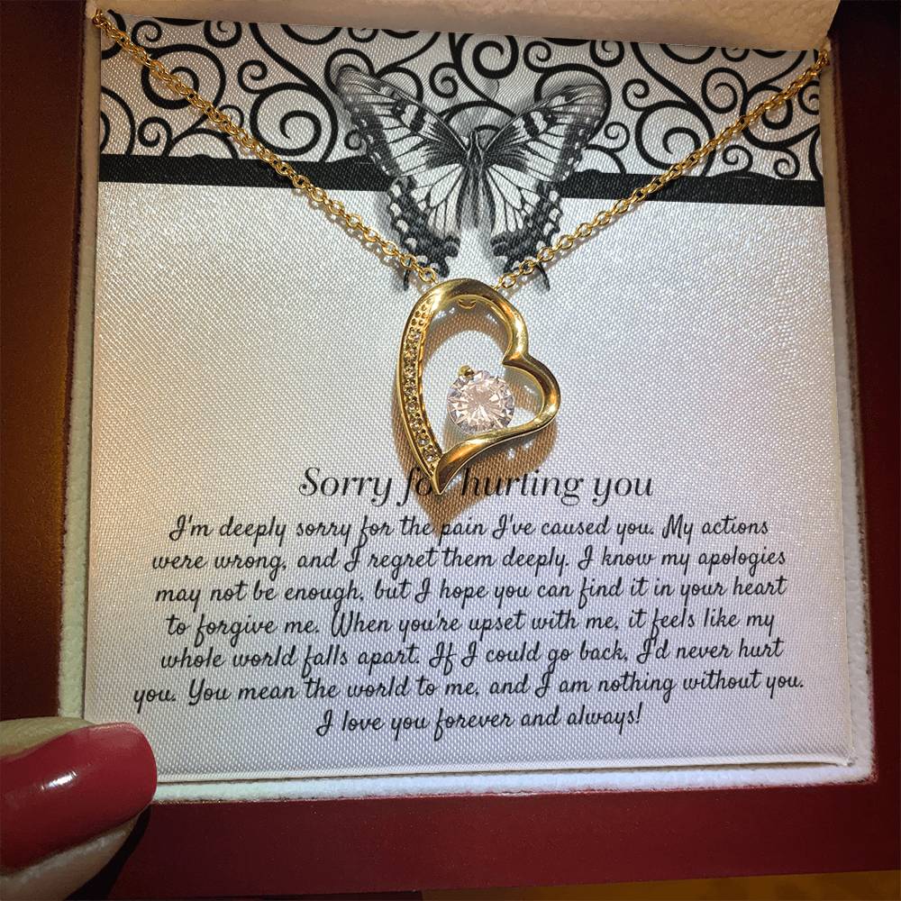 Sorry Nothing Without You Forever Love Necklace