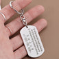 For all the times that - Dad Engraved Keychain