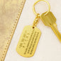 For all the times that - Dad Engraved Keychain