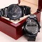 Engraved Watch My Man I Love You 2