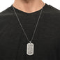 Thanks for being my Engraved Dog Tag Necklace