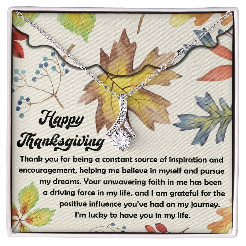 Thanksgiving On My Journey Alluring Beauty Necklace