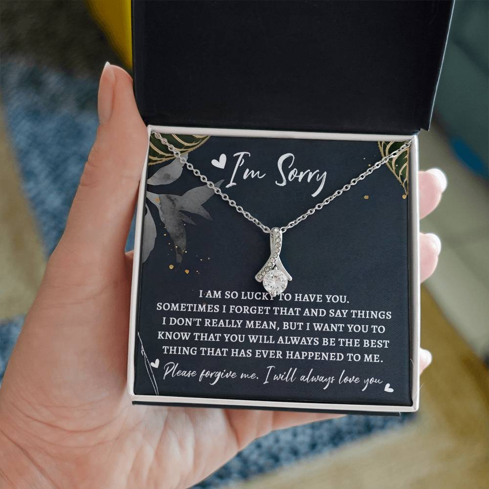 Sorry The Best Thing Alluring Beauty Necklace