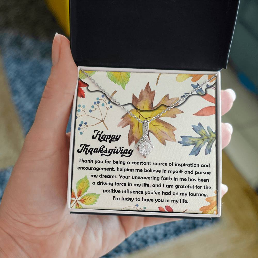 Thanksgiving On My Journey Alluring Beauty Necklace