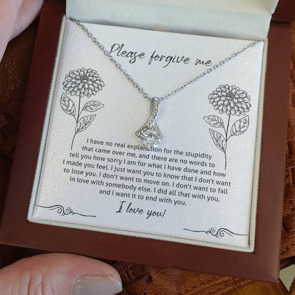 Sorry Real Explanation Alluring Beauty Necklace