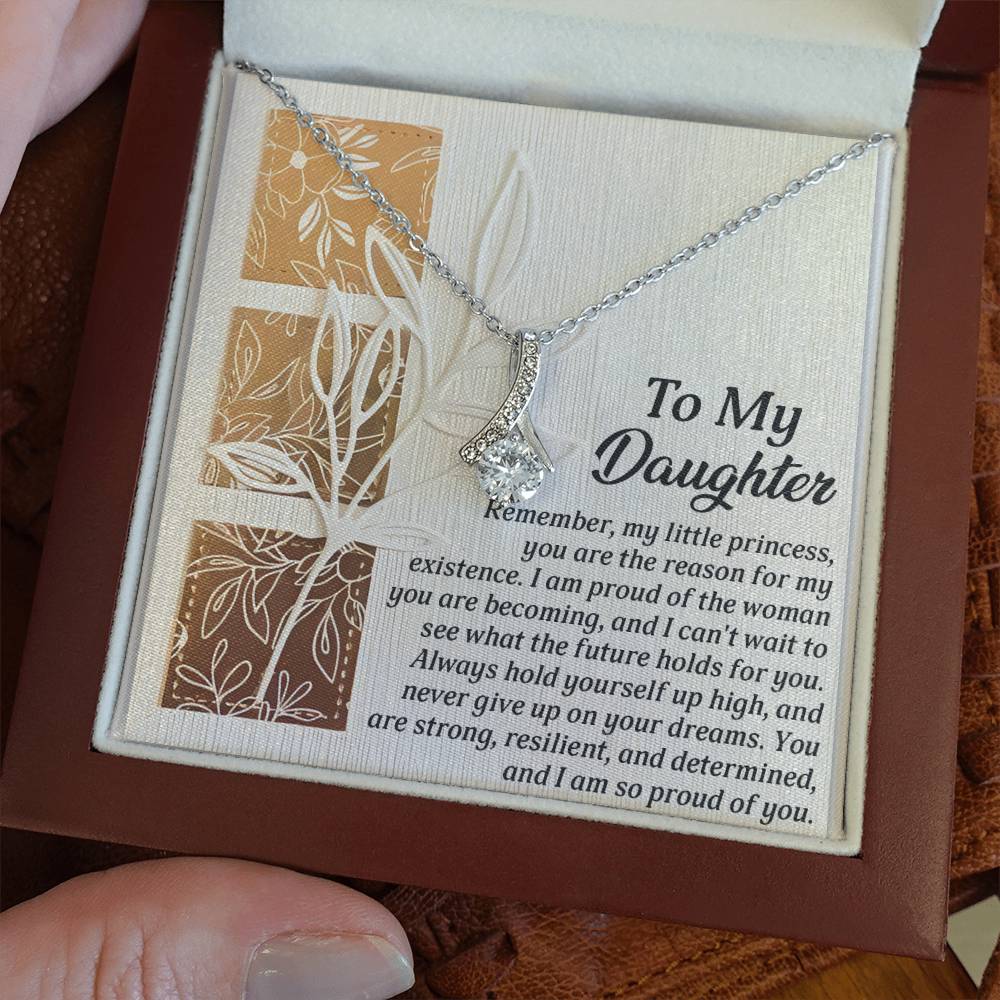 Daughter Holds For You Alluring Beauty Necklace