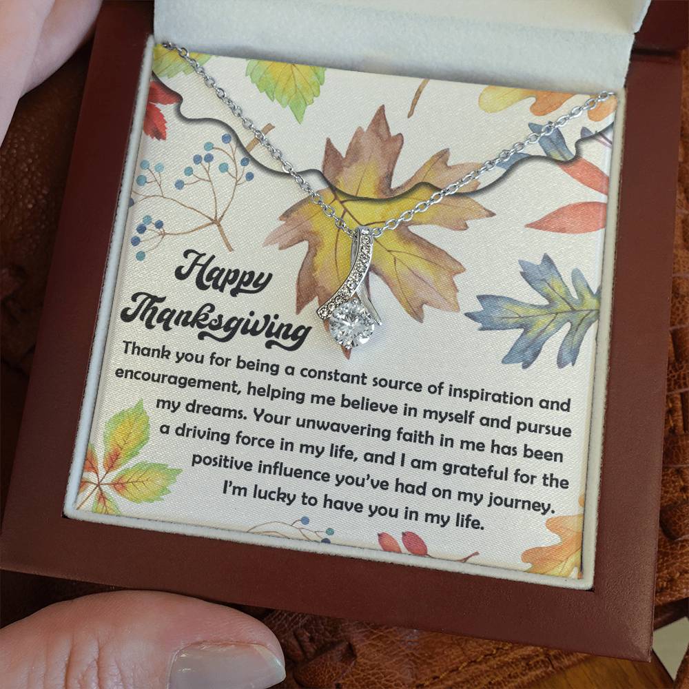 Thanksgiving On My Journey Alluring Beauty Necklace