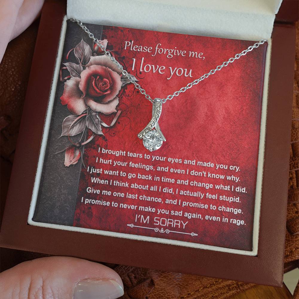 Sorry One Last Chance Alluring Beauty Necklace
