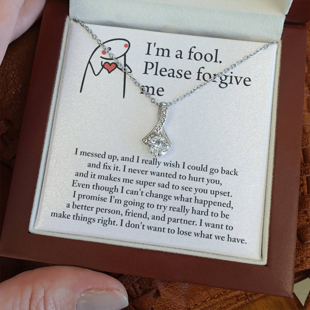 Sorry Make Things Right Alluring Beauty Necklace