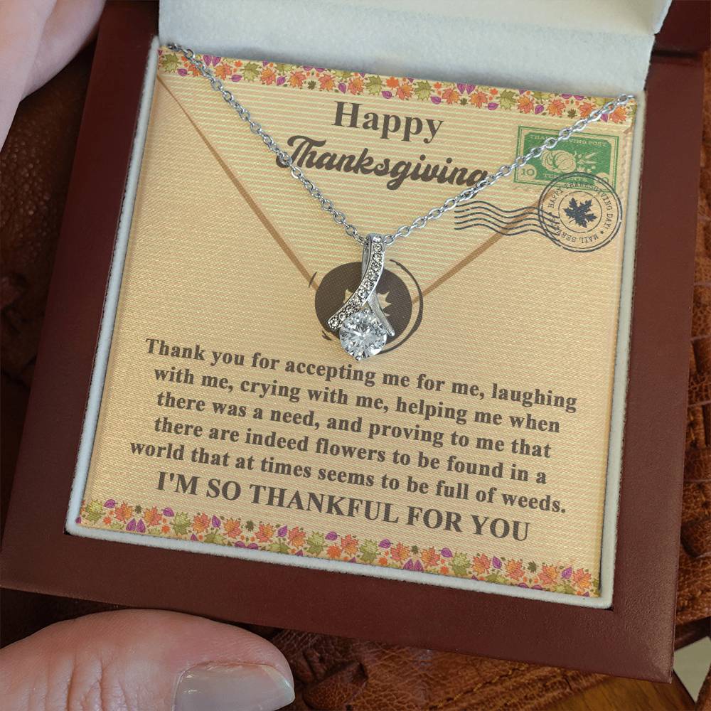 Thanksgiving Proving To Me Alluring Beauty Necklace
