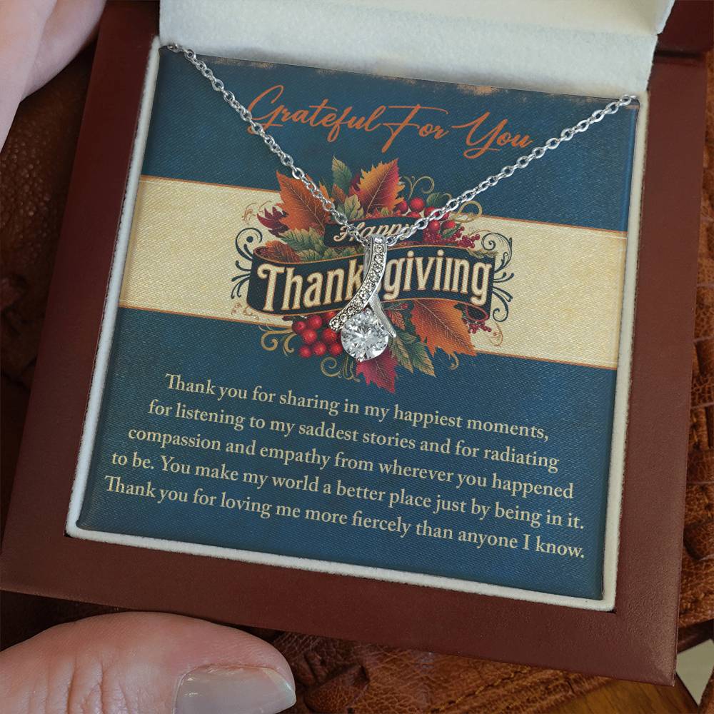 Thanksgiving Happiest Moments Alluring Beauty Necklace