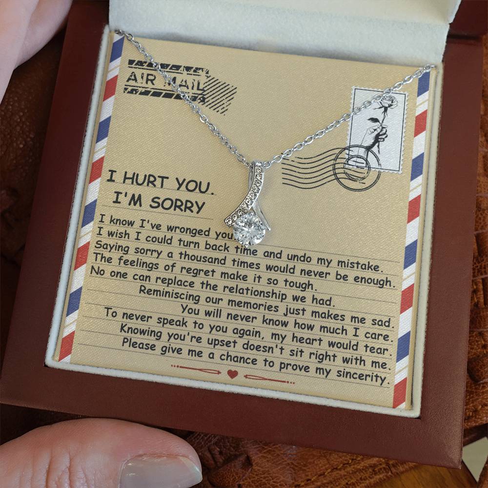 Sorry Makes Me Sad Alluring Beauty Necklace