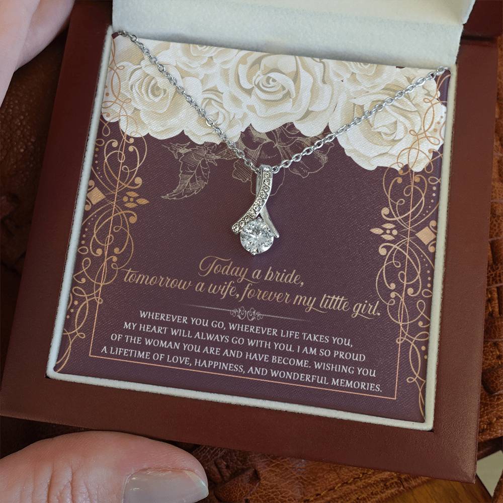 Daughter Wedding Wonderful Memories Alluring Necklace