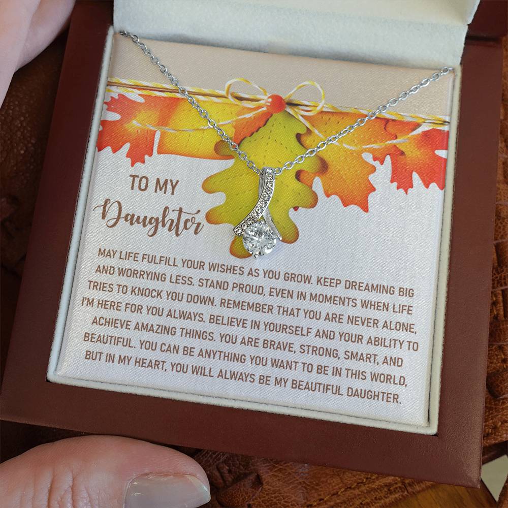 Daughter For You Always Alluring Beauty Necklace