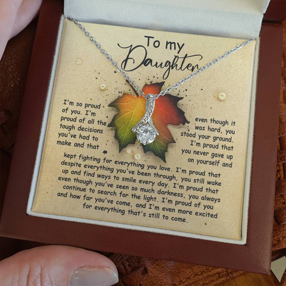 Daughter Stood Your Ground Alluring Beauty Necklace