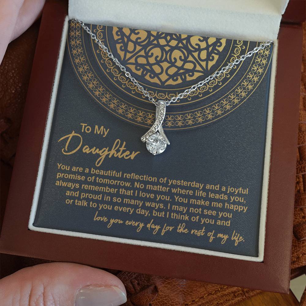 Daughter Beautiful Reflection 2 Alluring Beauty Necklace